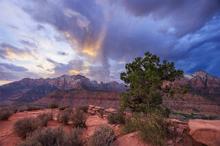 West Temple Light Rays