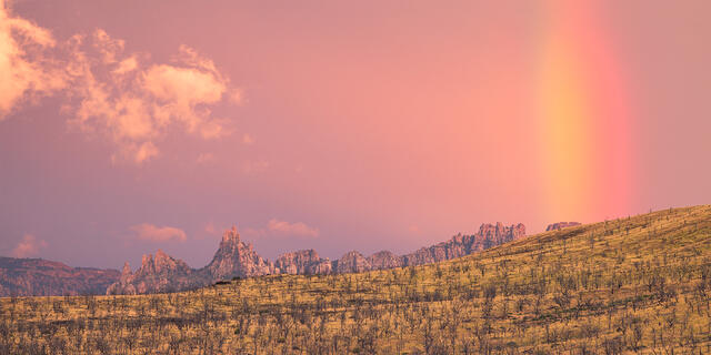 The Eagle Crag Rainbow print