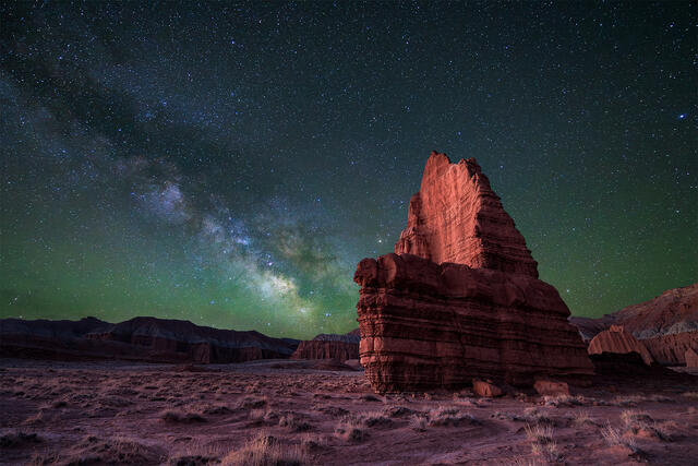 Hail To The Stars (Temple of the Moon) print