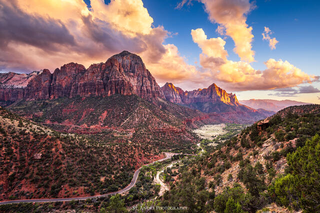 Sand Bench Trail Overlook print