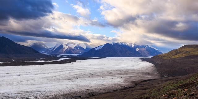 The Dramatic Russell Glacier print