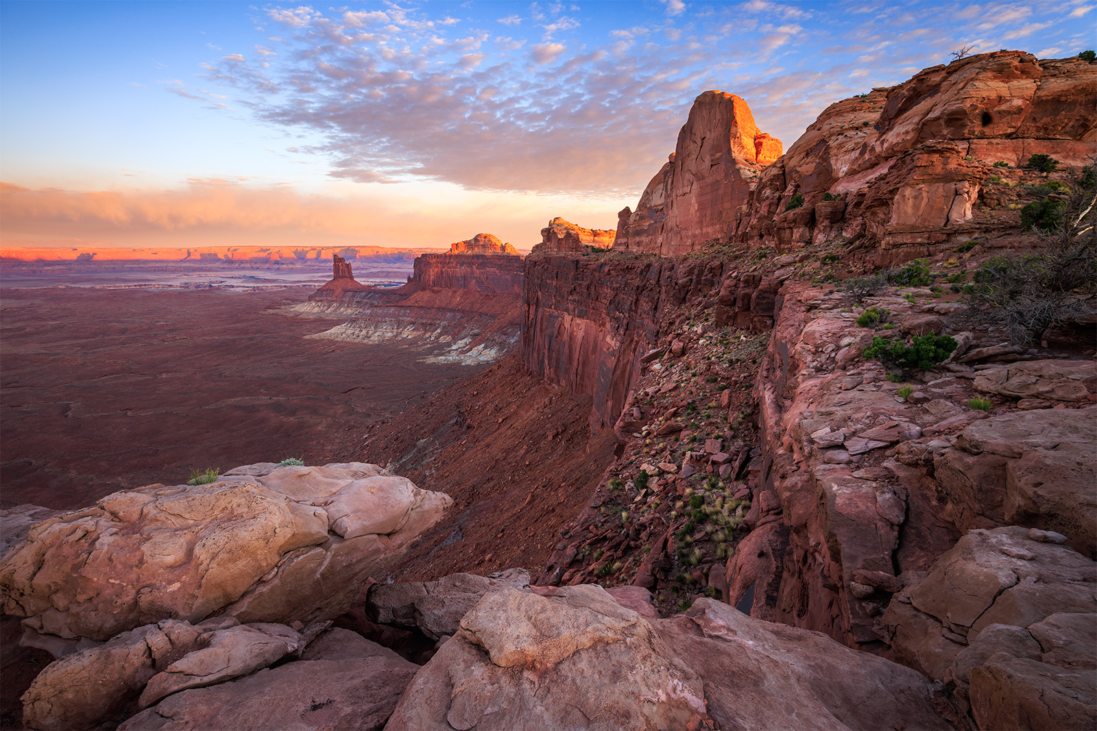 Towers of the Green River Overlook A series of towers descend in the distance of Canyonlands National Park. Silence was the mood of this image, true silence, peace...