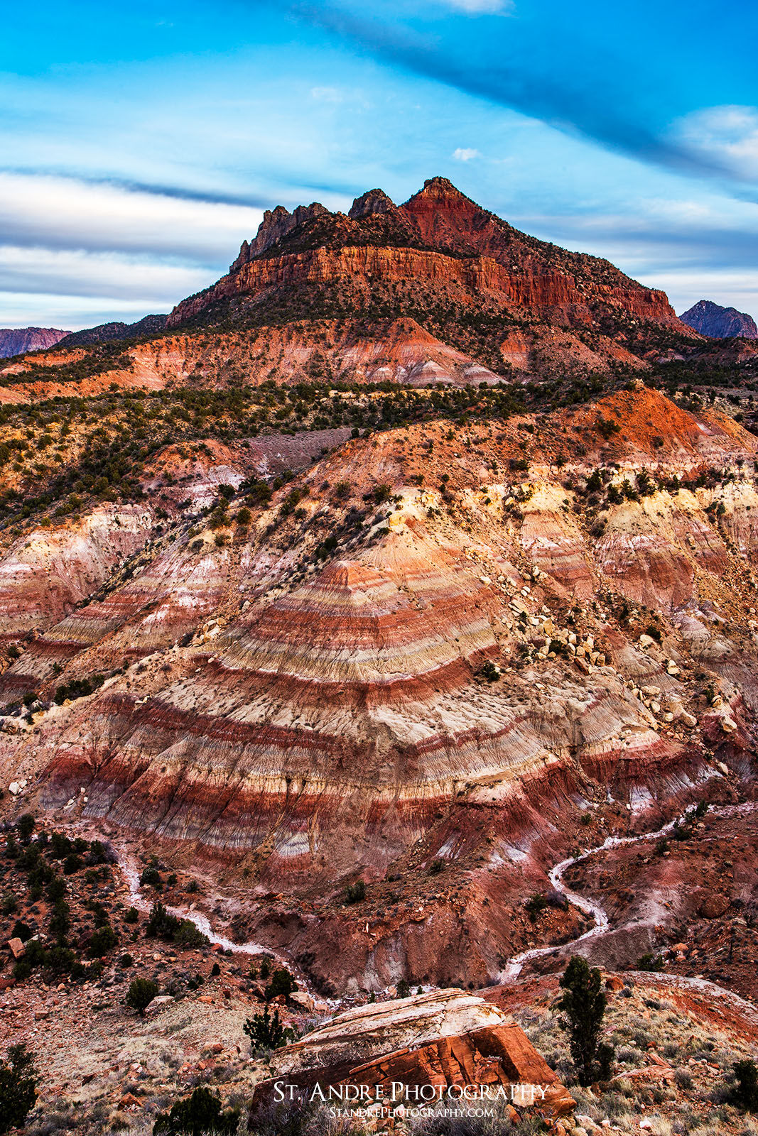 Smithsonian Butte on the edge of Zion National Park